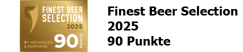 Finest Beer Selection 2025 90 Punkte